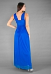 Антея-02 стильное длинное вечернее платье синее фото